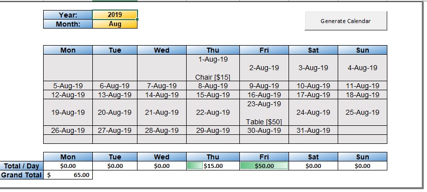 Solutions 11: Sales&nbsp;Calendar